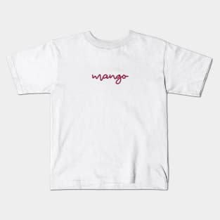 mango - maroon red Kids T-Shirt